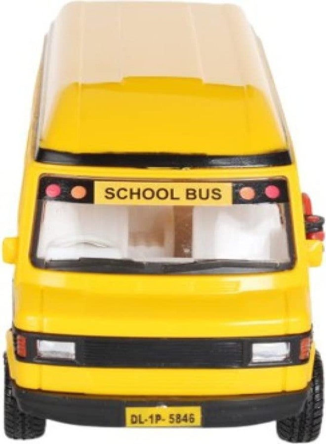 USCATALOG 21 School Bus Pull Back Friction Vehicle Toy for Kids (Pack of 1) (Yellow) - Image 5